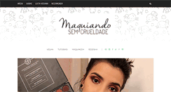 Desktop Screenshot of maquiandosemcrueldade.com