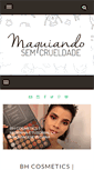 Mobile Screenshot of maquiandosemcrueldade.com